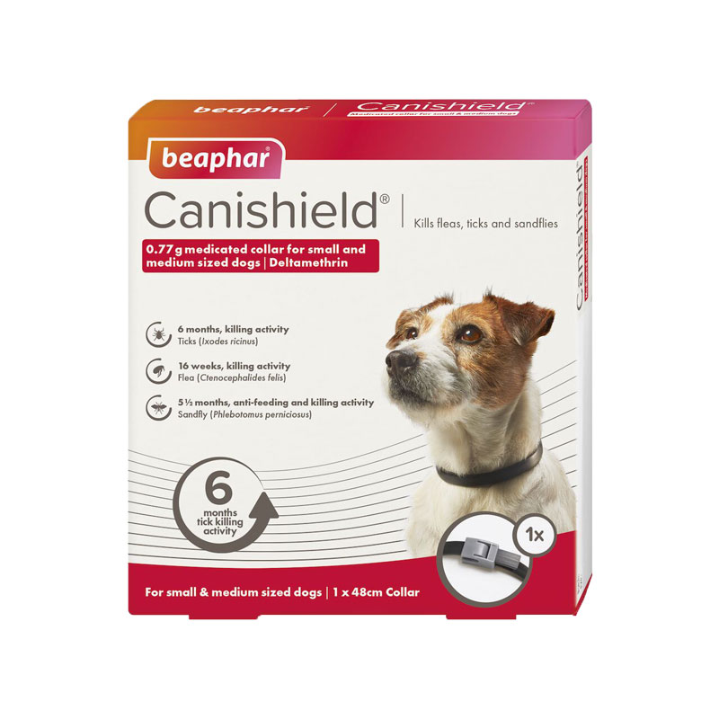 Canishield ogrlica protiv buva i krpelja S/M