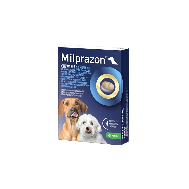 Milprazon sa ukusom 2.5mg za pse