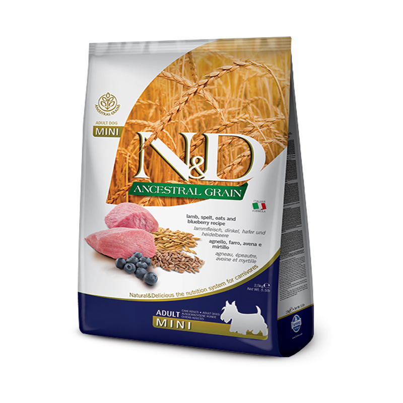 ND dog low grain mini adult jagnjetina 
