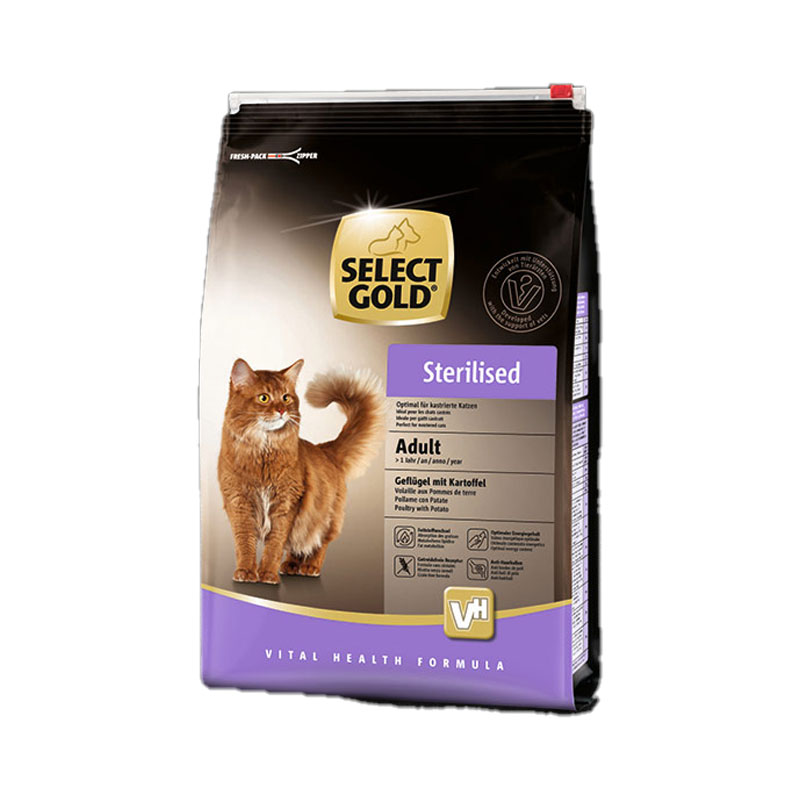 Select gold za sterilisane mačke piletina krompir 