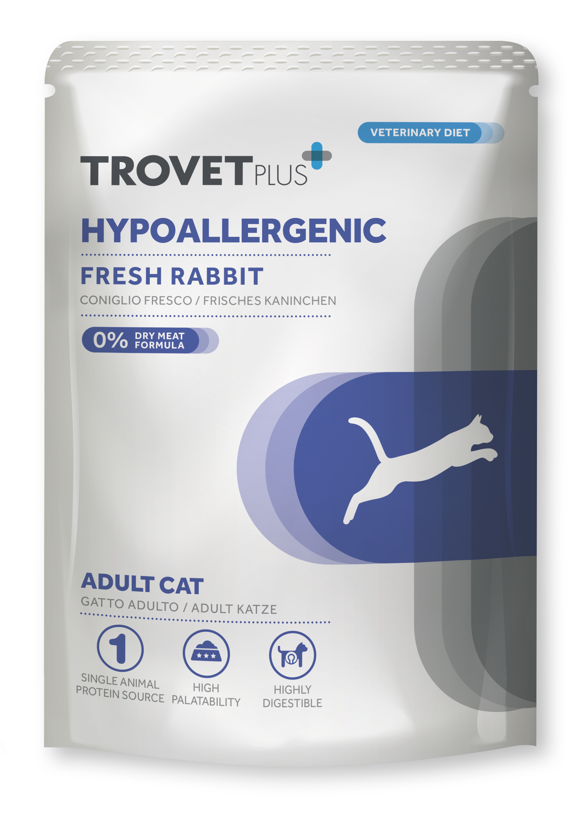 Trovet plus hypoallergenic zečetina za mačke 85g