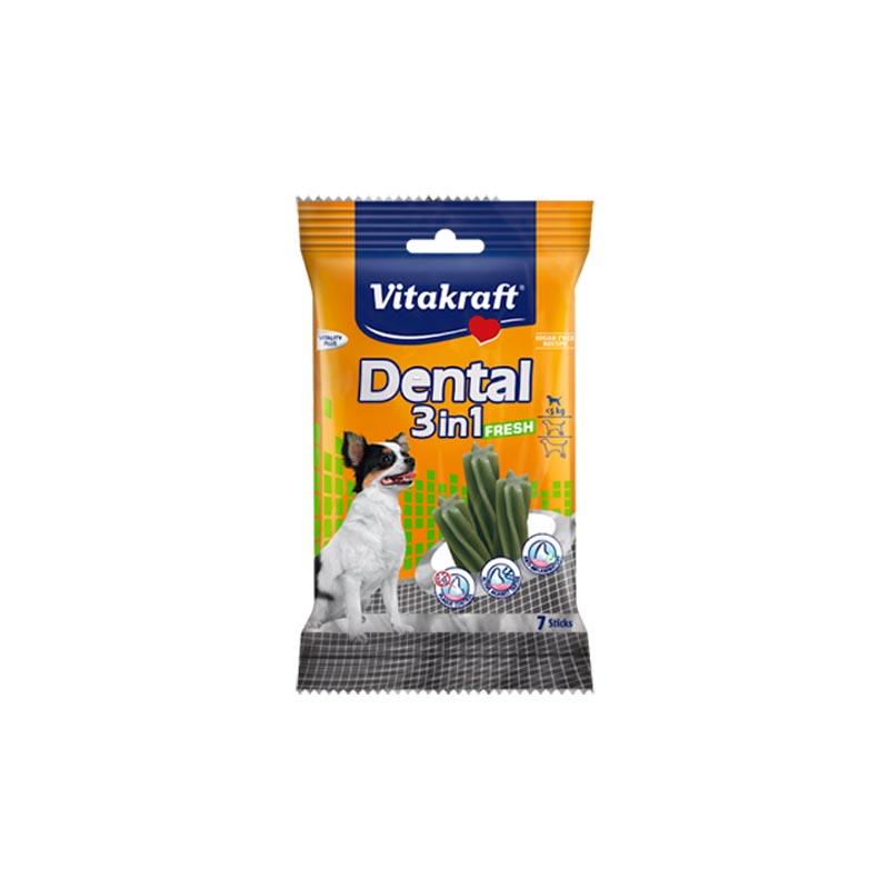 VITAKRAFT Poslastica za pse Dental fresh 3u1 xs